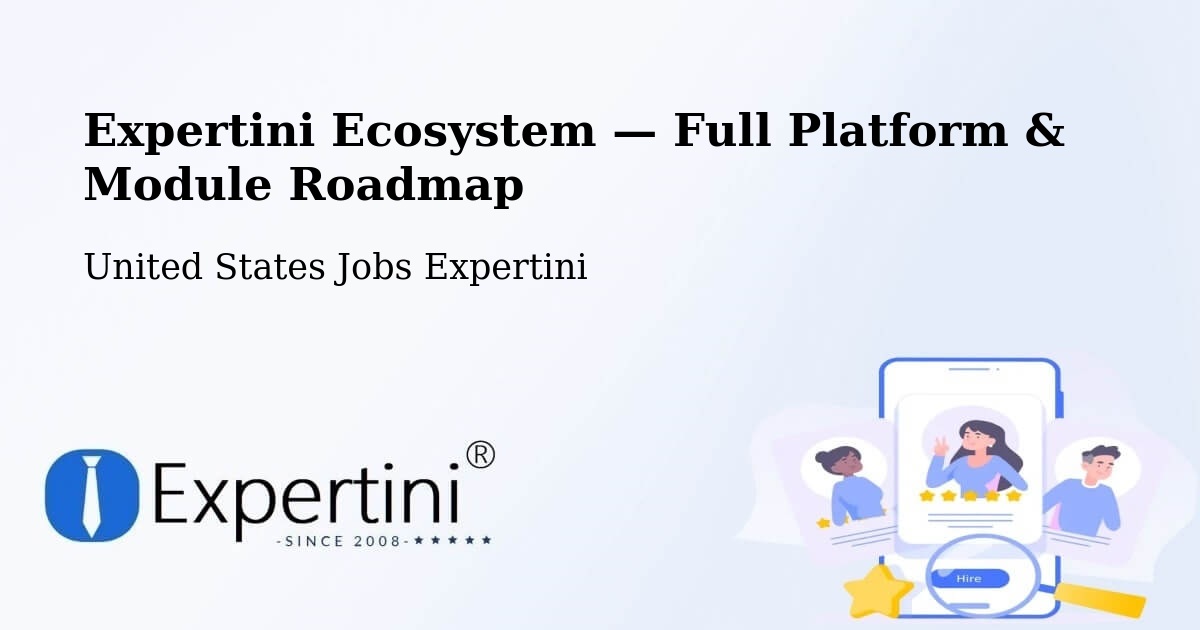 Expertini Ecosystem — Full Platform & Module Roadmap – Roxbury